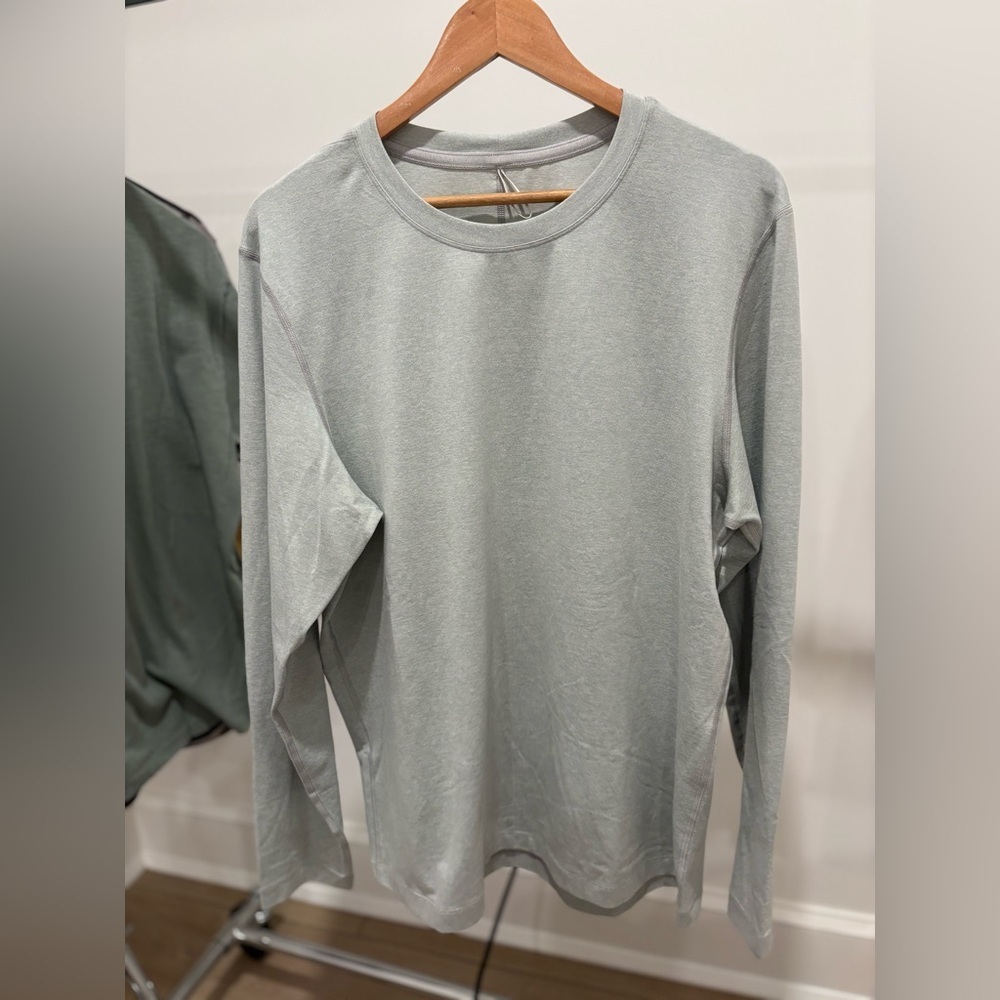 Classic Light Gray Long Sleeve Top